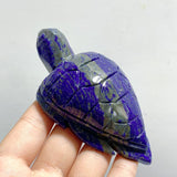 14 Pieces Lapis Lazuli Sea Turtles Carving - Wholesale Crystals