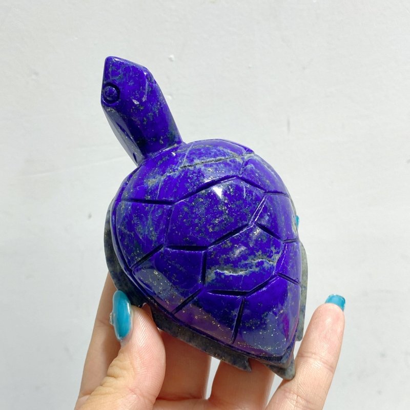 14 Pieces Lapis Lazuli Sea Turtles Carving - Wholesale Crystals