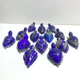 14 Pieces Lapis Lazuli Sea Turtles Carving - Wholesale Crystals
