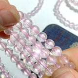 14 Pieces Six Star Line Rose Quartz Bracelets - Wholesale Crystals