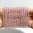 14 Pieces Six Star Line Rose Quartz Bracelets - Wholesale Crystals