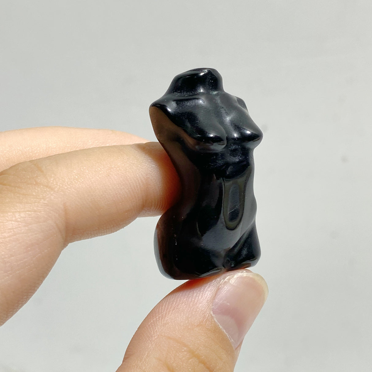 4CM Black Obsidian Goddess Carving Wholesale