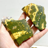 15 Pieces 8th Vein Ocean Jasper Slab - Wholesale Crystals