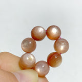 15 Pieces 9mm Pink Mica Bracelets -Wholesale Crystals