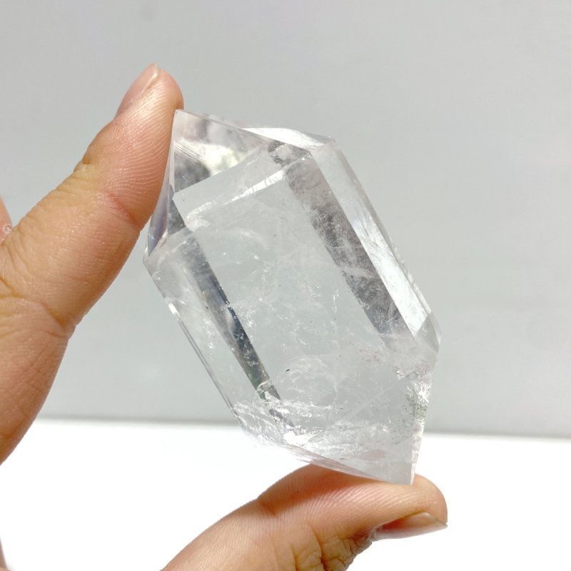 15 Pieces Clear Quartz Double Points - Wholesale Crystals