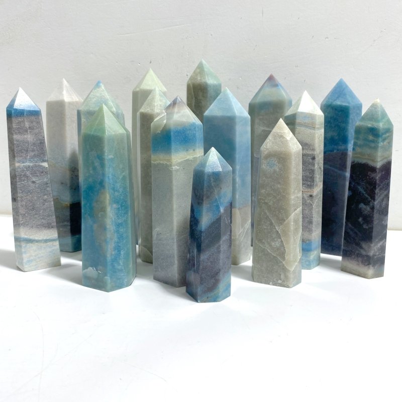 15 Pieces Large Trolleite Tower -Wholesale Crystals
