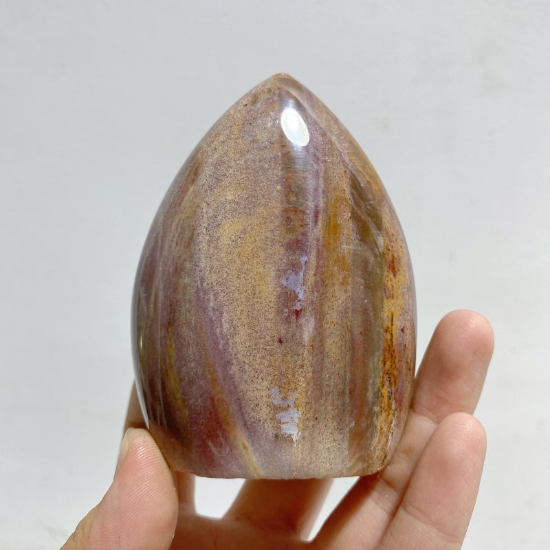15 Pieces Petrified Wood Stone Arrow Head Shape -Wholesale Crystals