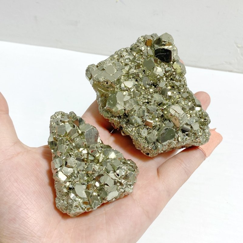 15 Pieces Raw Pyrite Stone Mineral Specimen - Wholesale Crystals