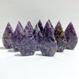 15 Pieces Spark Lepidolite Arrow Head Shape - Wholesale Crystals