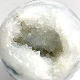 15CM Large Druzy Geode Moss Agate Sphere - Wholesale Crystals