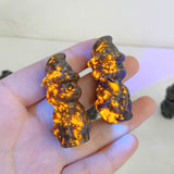 Yooperlite Witch Kitty Crystal Carving Wholesale
