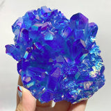 16 Pieces Aura Colorful Clear Quartz Cluster - Wholesale Crystals