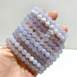 16 Pieces Blue Chalcedony Bracelets - Wholesale Crystals