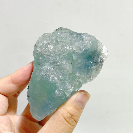16 Pieces Blue Fluorite Mixed Calcite Raw Stone Specimen For Collection - Wholesale Crystals