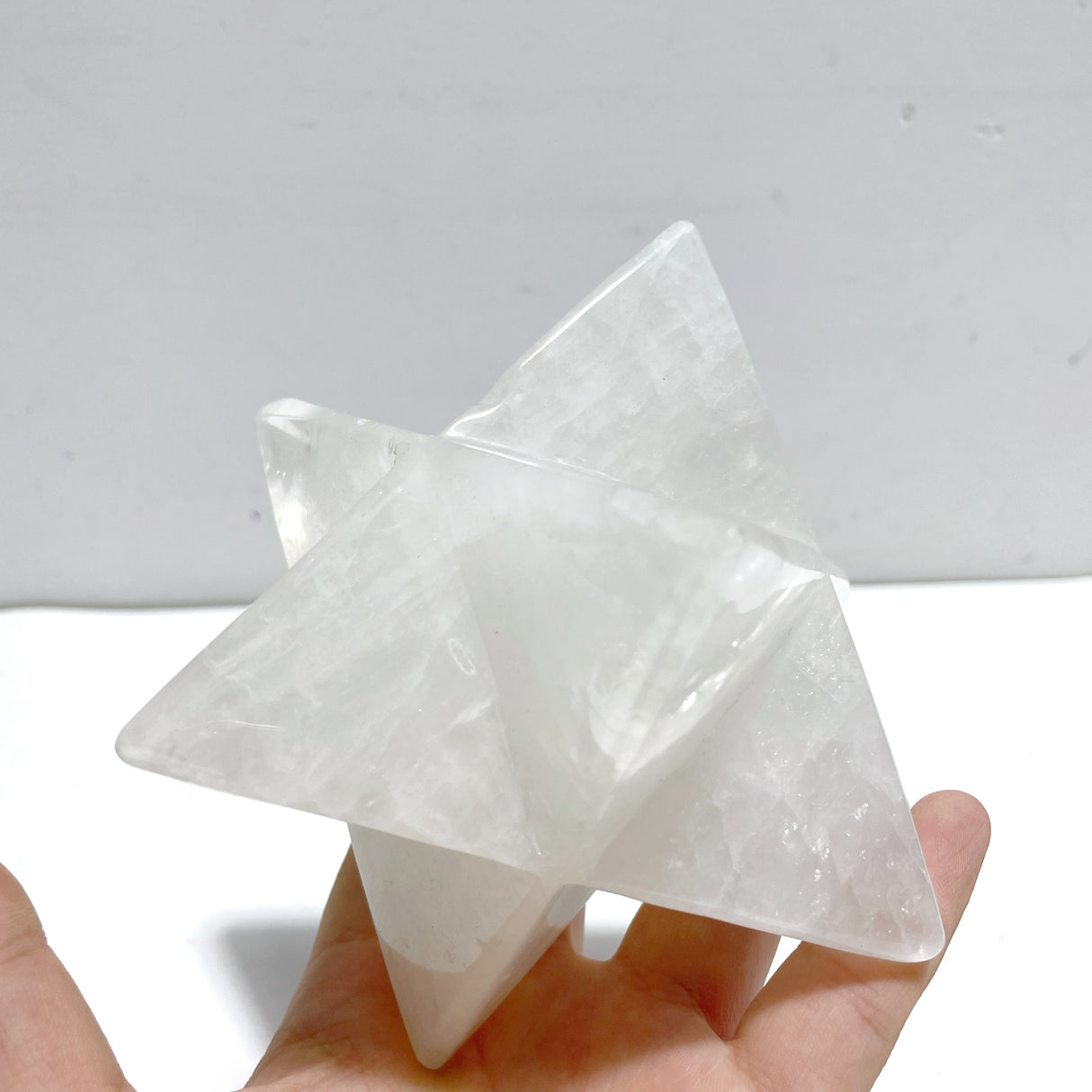 4 Pieces Large Clear Quartz Merkaba