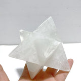 4 Pieces Large Clear Quartz Merkaba