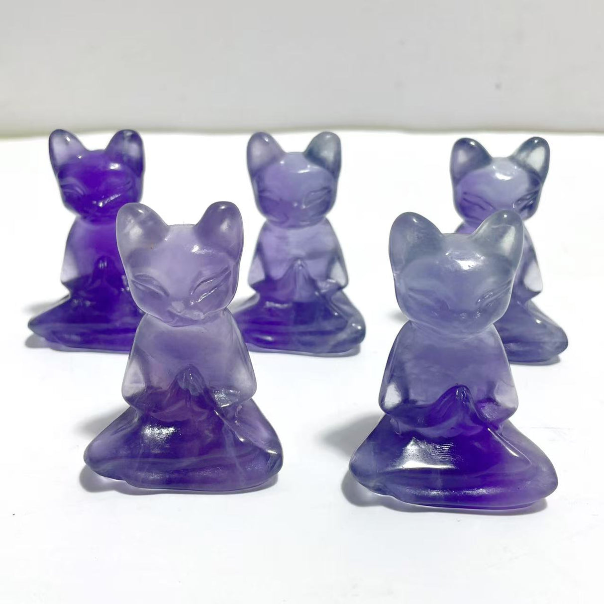 Fluorite Cat Carving Crystals Wholesale