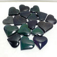 17 Pieces Beautiful Large Rainbow Cat Eye Obsidian Heart - Wholesale Crystals