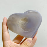 17 Pieces Geode Druzy Agate Heart -Wholesale Crystals