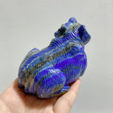 17 Pieces Lapis Lazuli Bears Carving -Wholesale Crystals
