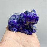 17 Pieces Lapis Lazuli Bears Carving -Wholesale Crystals