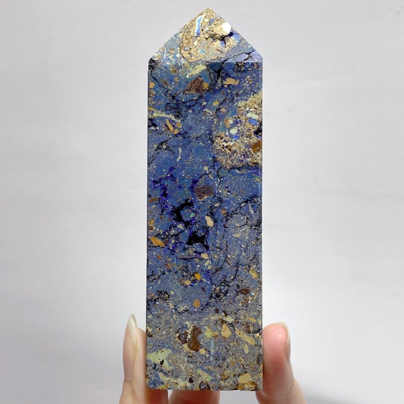 17 Pieces Unique Azurite Tower - Wholesale Crystals