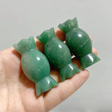 17 Types 5cm Candy Carving Wholesale Green Aventurine Tiger Eye Howlite Closeout -Wholesale Crystals