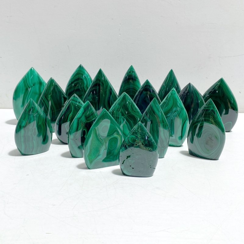 18 Pieces Beautiful Malachite Arrow Head Shape Home Decor -Wholesale Crystals