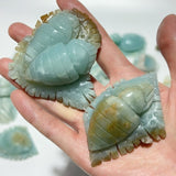 18 Pieces Caribbean Calcite Sea Animals Carving Wholesale -Wholesale Crystals