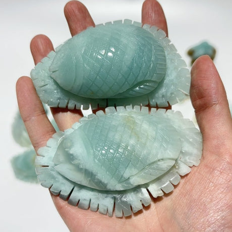 18 Pieces Caribbean Calcite Sea Animals Carving Wholesale -Wholesale Crystals