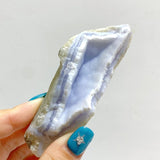 18 Pieces Geode Druzy Blue Chalcedony - Wholesale Crystals