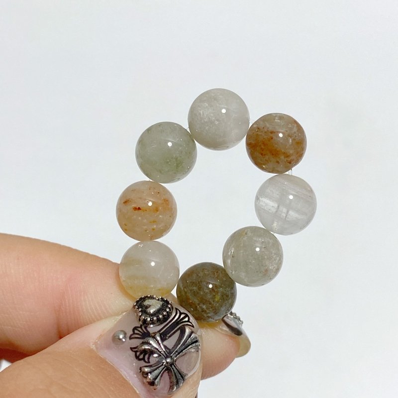 18 Pieces Thousand Layer Garden Quartz Bracelets -Wholesale Crystals