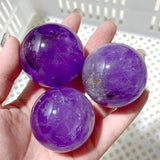 181 Pieces Amethyst Spheres (Sea Freight Only) -Wholesale Crystals