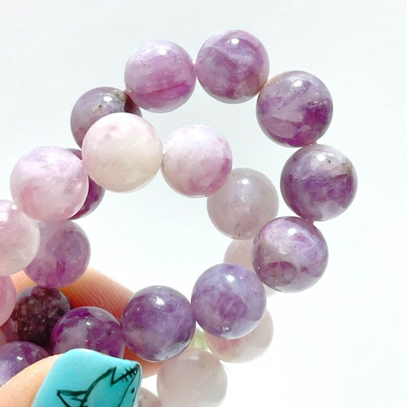 19 Pieces 9mm Spark Lepidolite Bracelet - Wholesale Crystals