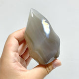 19 Pieces Black Orca Agate Flame Carving 1 - Wholesale Crystals