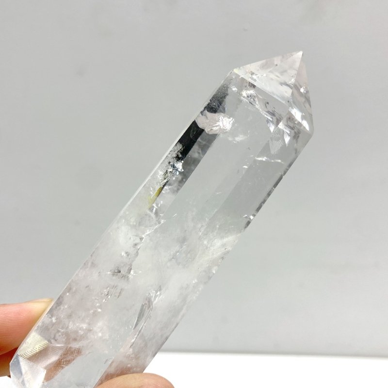 19 Pieces Clear Quartz Double Points - Wholesale Crystals
