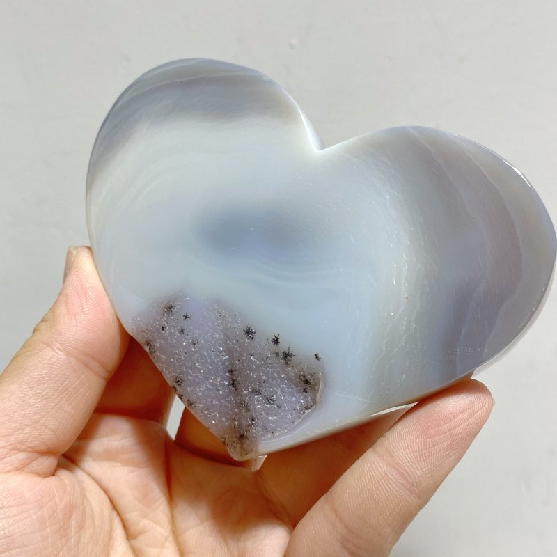 19 Pieces Geode Druzy Agate Heart -Wholesale Crystals