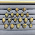 19 Pieces Golden Rutile Quartz Different Styles Rings -Wholesale Crystals