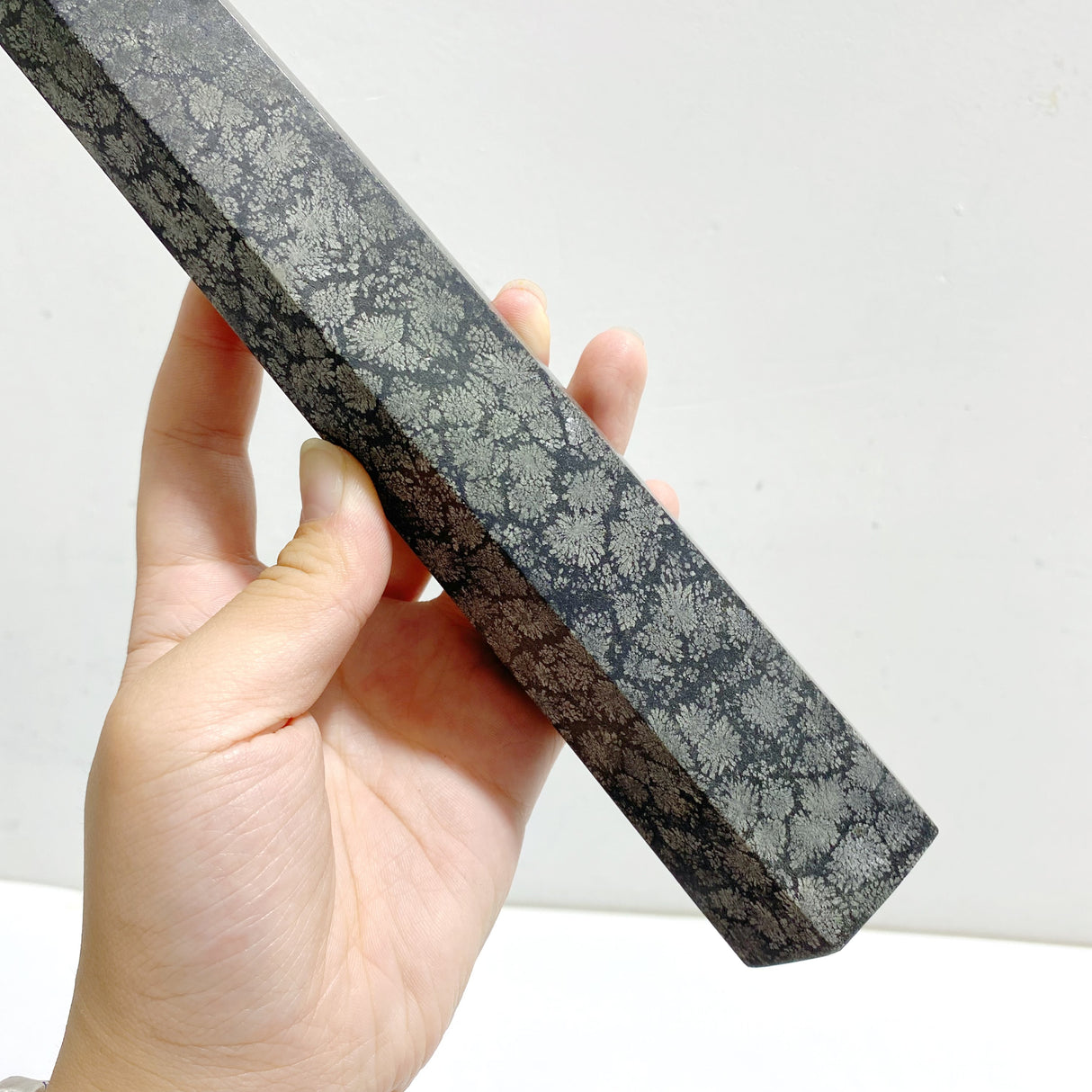 7 Pieces Tall Snowflake Stone Point
