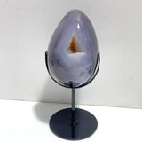 5 Pieces Geode Druzy Eggs Carving With Stand