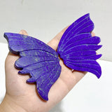 2 Pairs Lapis Lazuli Butterfly Carving With Stand -Wholesale Crystals