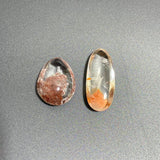2 Pieces Buddhist Monk Bodhi Kensho Garden Quartz Inner Scene Carving -Wholesale Crystals