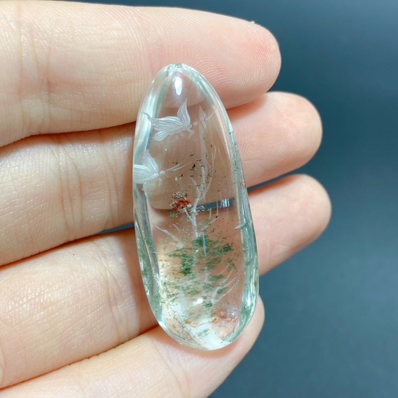 2 Pieces Butterfly Garden Quartz Inner Scene Carving -Wholesale Crystals