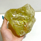 2 Pieces Large Citrine Raw Stone Specimen With Beautiful Rainbow 11 -Wholesale Crystals