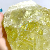 2 Pieces Large Citrine Raw Stone Specimen With Beautiful Rainbow 11 -Wholesale Crystals