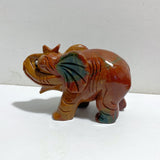 2 Pieces Large Ocean Jasper Elephants Crystal Carving -Wholesale Crystals