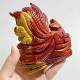 2 Pieces Mookaite Nine-tailed Fox Carving 5 -Wholesale Crystals