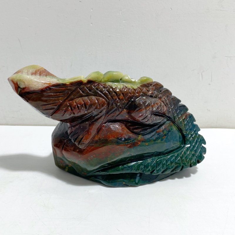 2 Pieces Ocean Jasper Lizard Carving 6 -Wholesale Crystals