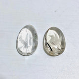2 Pieces Pegasus Black Rutile Quartz Inner Scene Carving - Wholesale Crystals