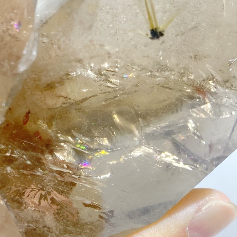 2 Pieces Rutile Quartz Crystal Free Form With Stand -Wholesale Crystals
